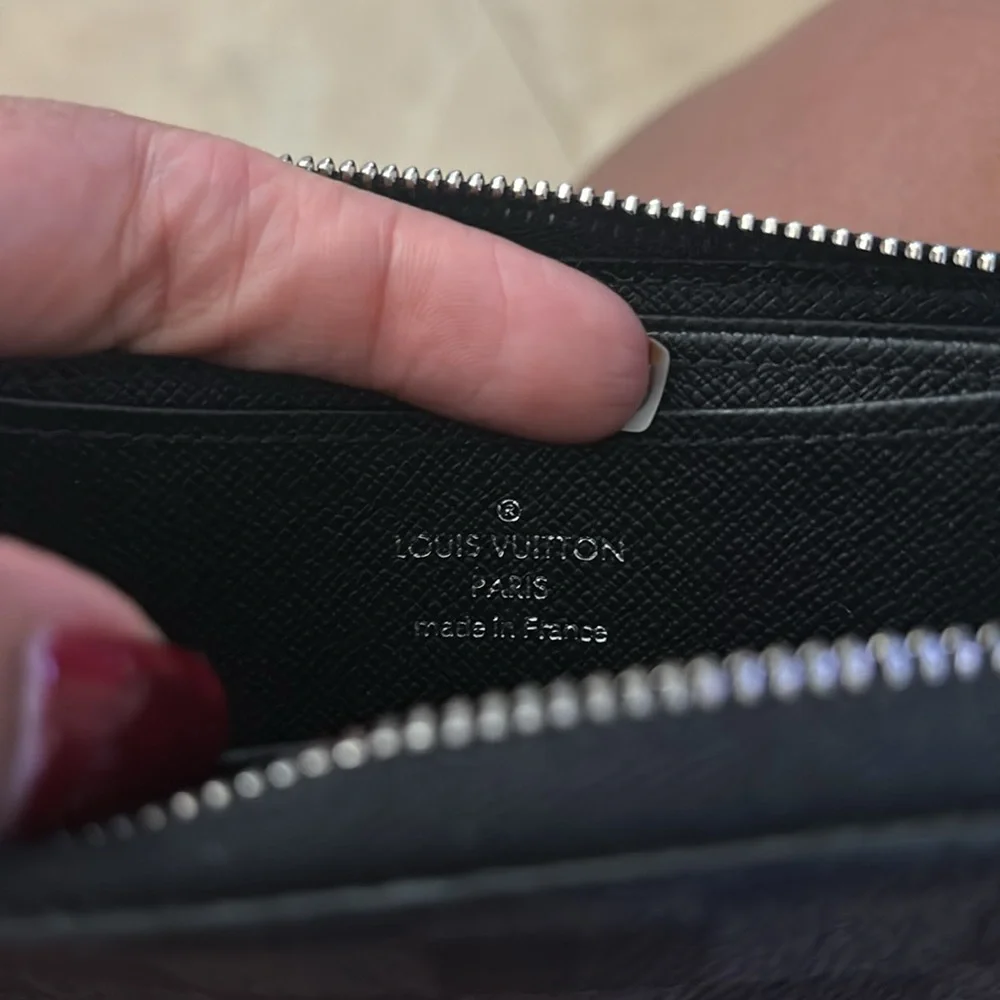 Louis Vuitton Coin Purse Damier Graphite Zippy